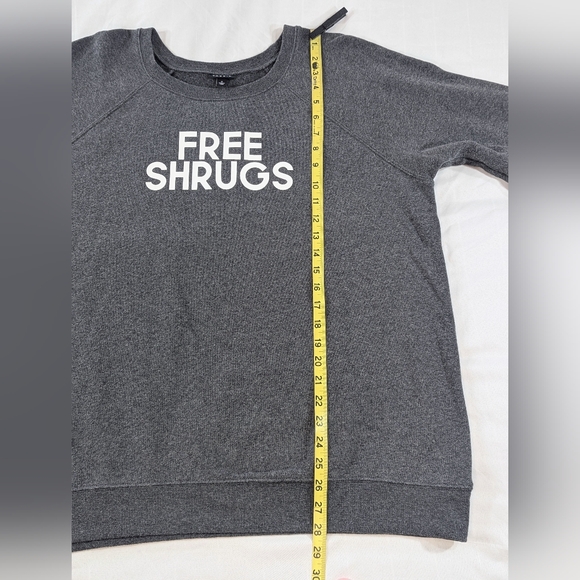Torrid "Free Shrugs" Sweatshirt (Torrid 0) - Picture 5 of 10